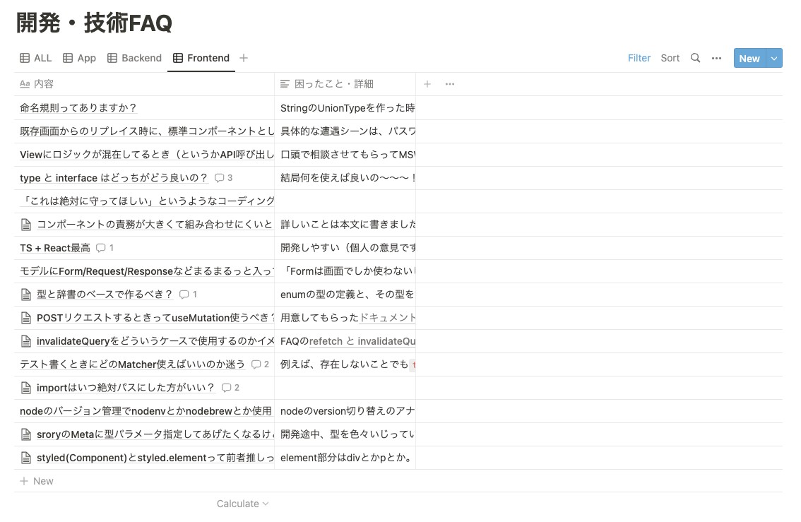 開発FAQ